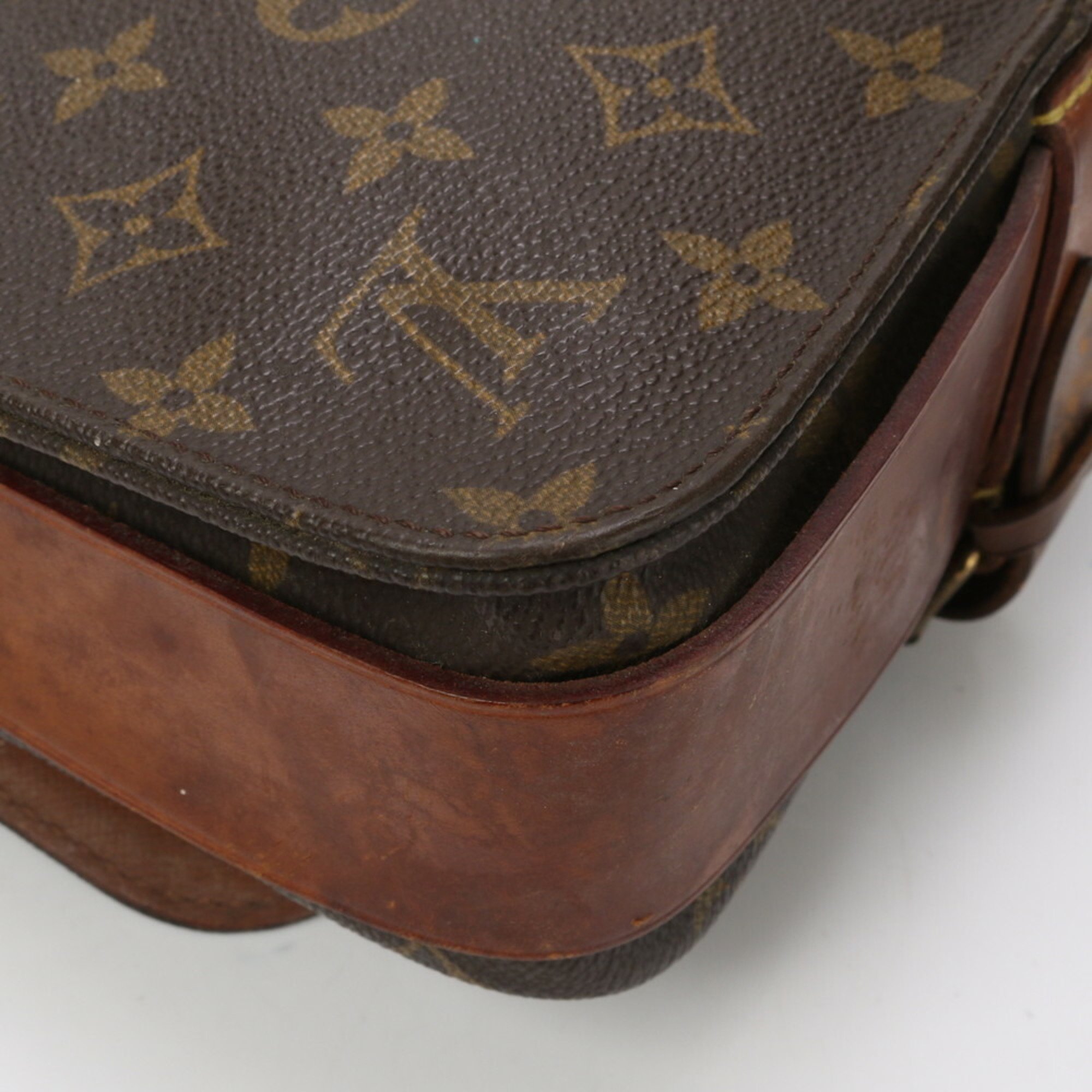 Louis Vuitton Monogram Cartesier MM M51253 Leather Shoulder Bag Crossbody for Women