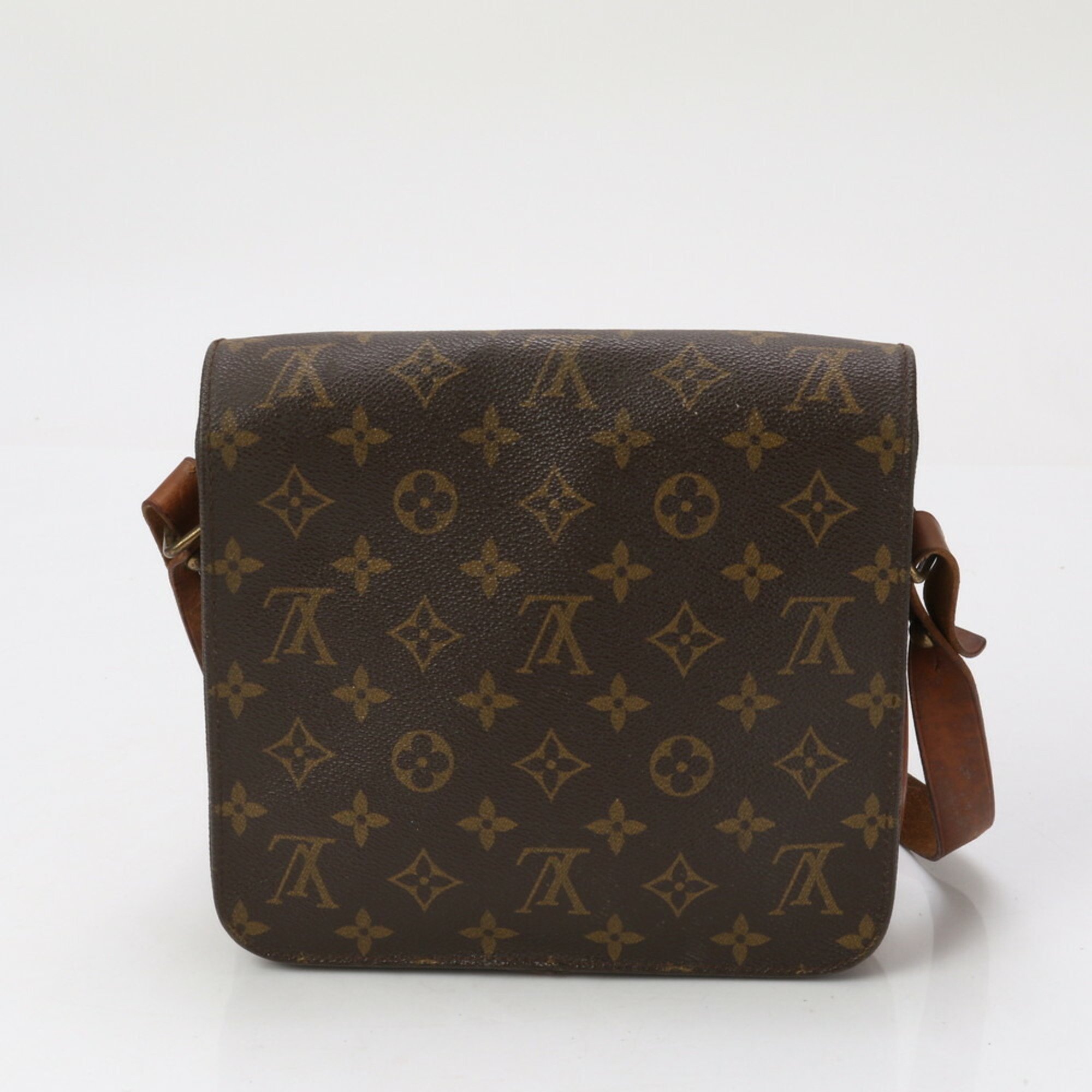 Louis Vuitton Monogram Cartesier MM M51253 Leather Shoulder Bag Crossbody for Women