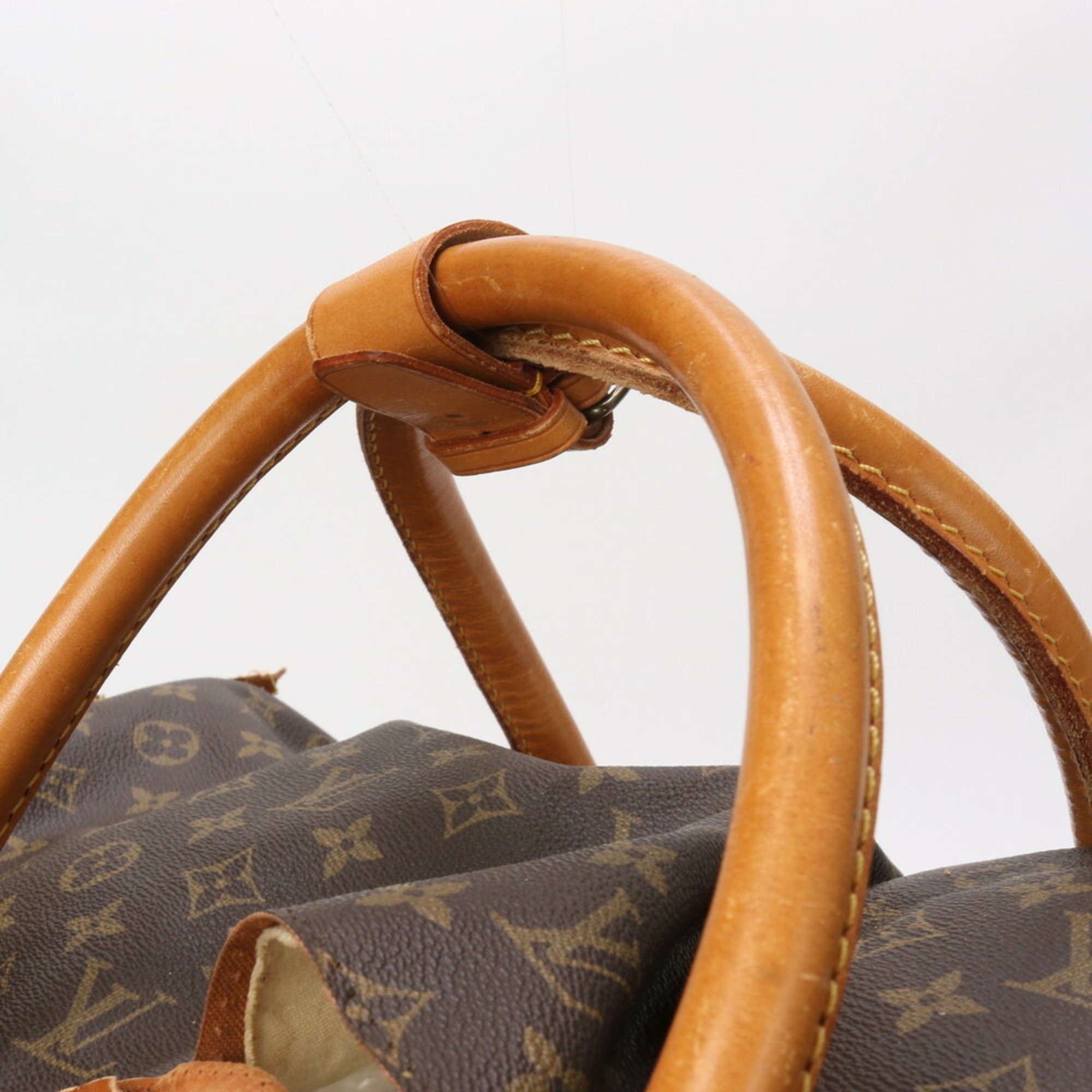 Louis Vuitton Monogram Sac Chasseur 55 M41922 Leather Boston Bag Tote Trunk Men's