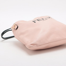 Fendi ROMA Leather Shoulder Bag Crossbody Hand Pink Women's