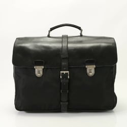 Prada Tessuto nylon leather Boston bag tote trunk black men's