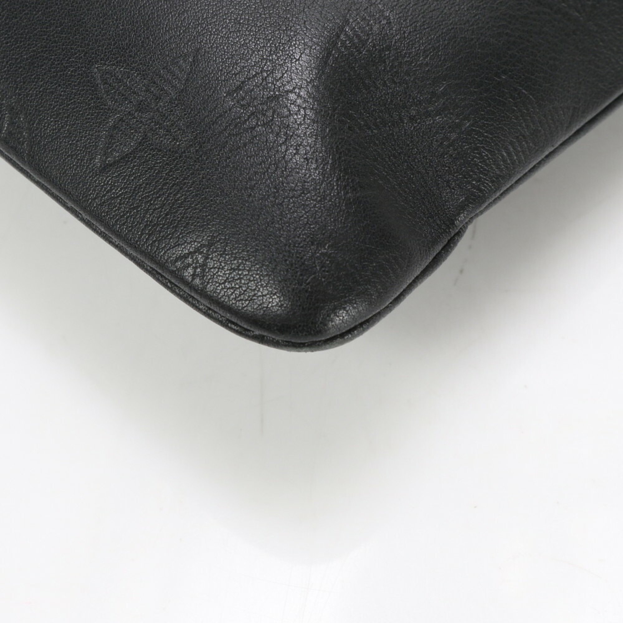 Louis Vuitton Monogram Shadow Pochette Discovery M62903 Leather Second Bag Clutch MMY AV14-7