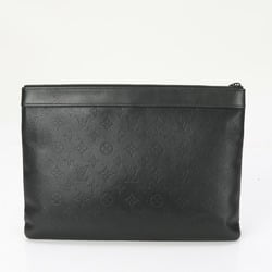 Louis Vuitton Monogram Shadow Pochette Discovery M62903 Leather Second Bag Clutch MMY AV14-7