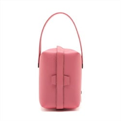 Valextra Tricktrack Leather Handbag Pink Tote Women's