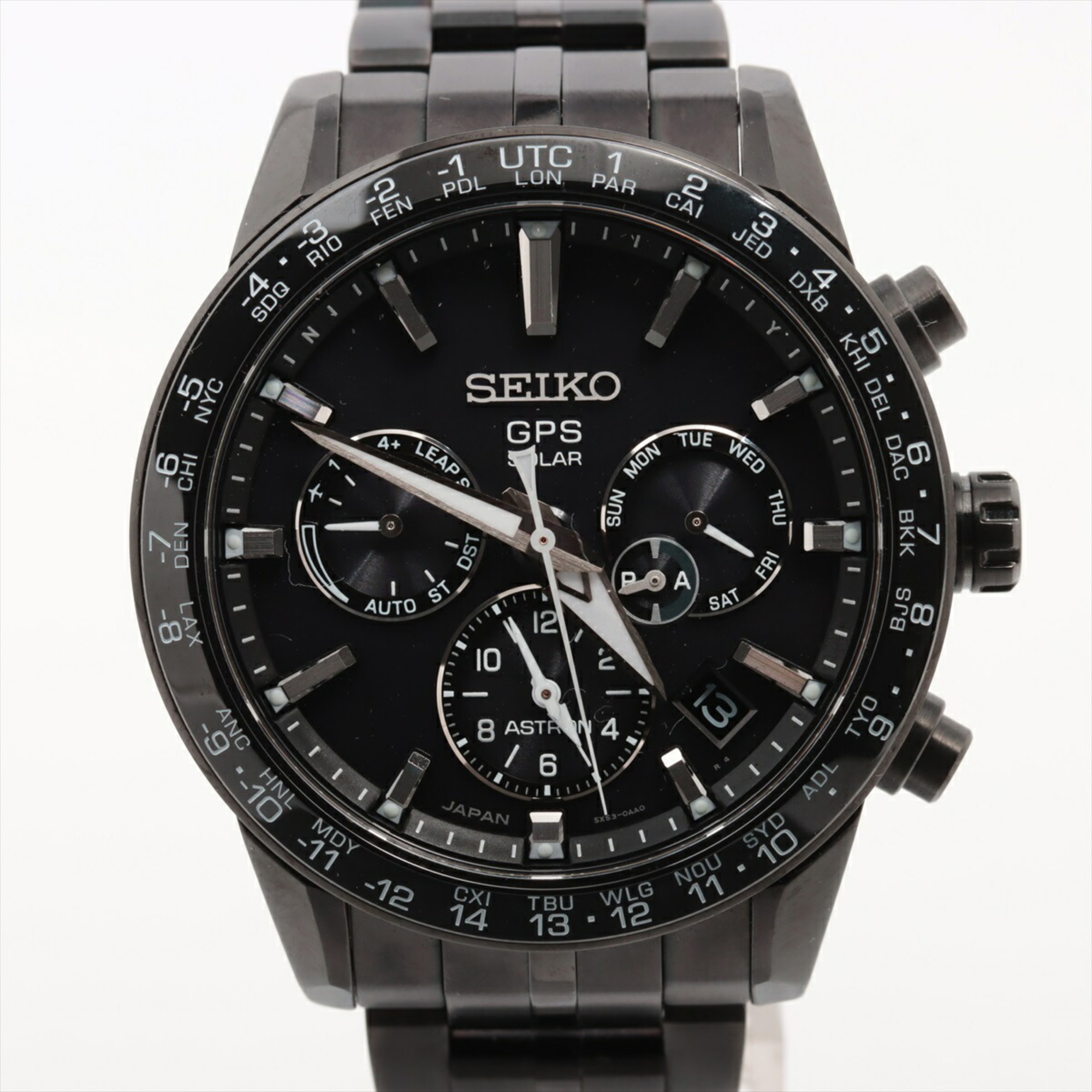 SEIKO Astron GPS SBXC037 Watch Black Men's