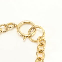 Chanel Gold Chain Tie Motif Necklace Coco Mark Ladies