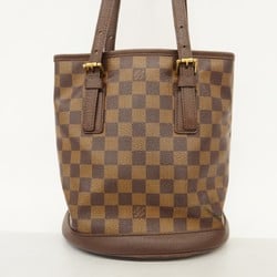 Louis Vuitton Tote Bag Damier Marais N42240 Ebene Ladies