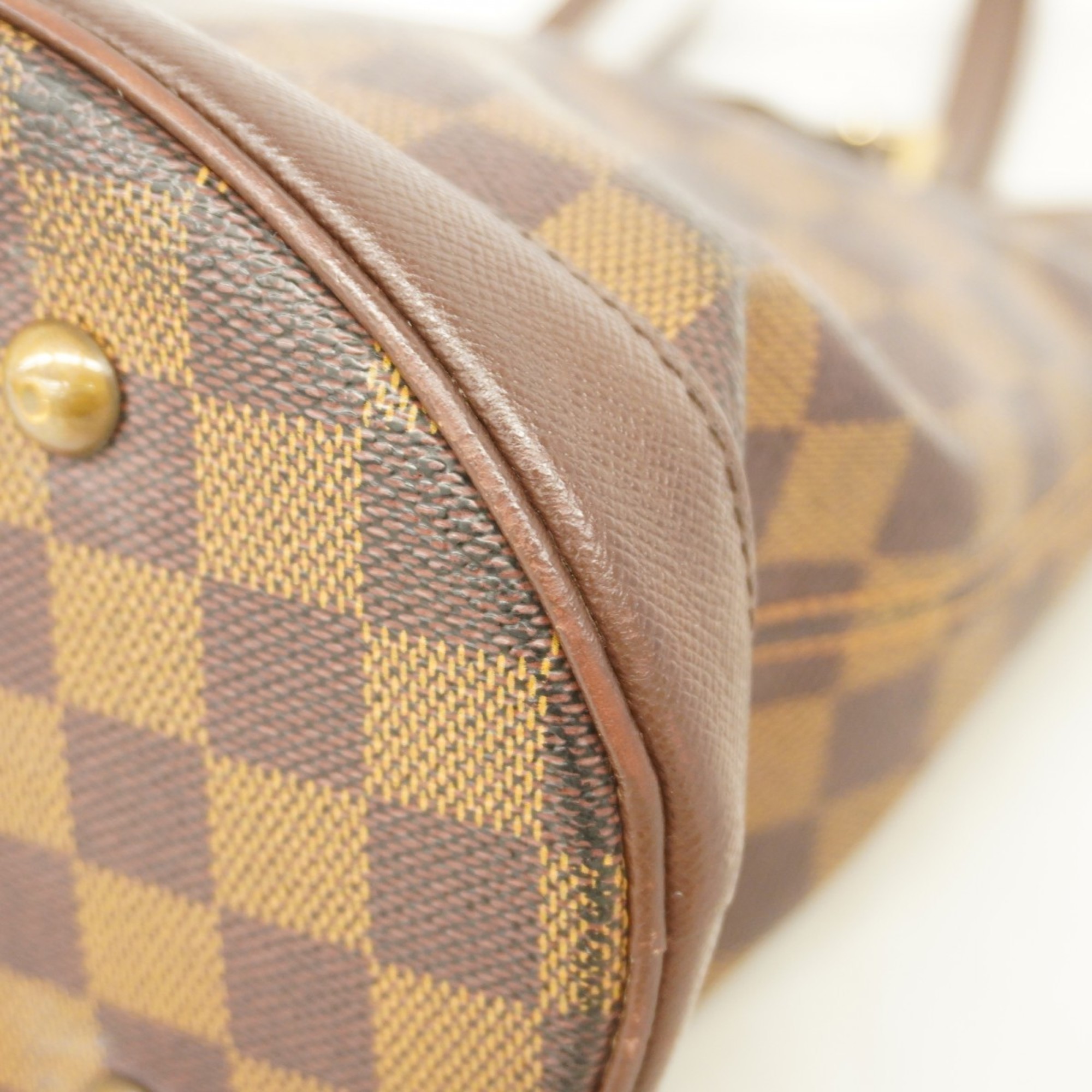 Louis Vuitton Tote Bag Damier Marais N42240 Ebene Ladies