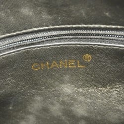 Chanel Shoulder Bag Matelasse Lambskin Black Women's