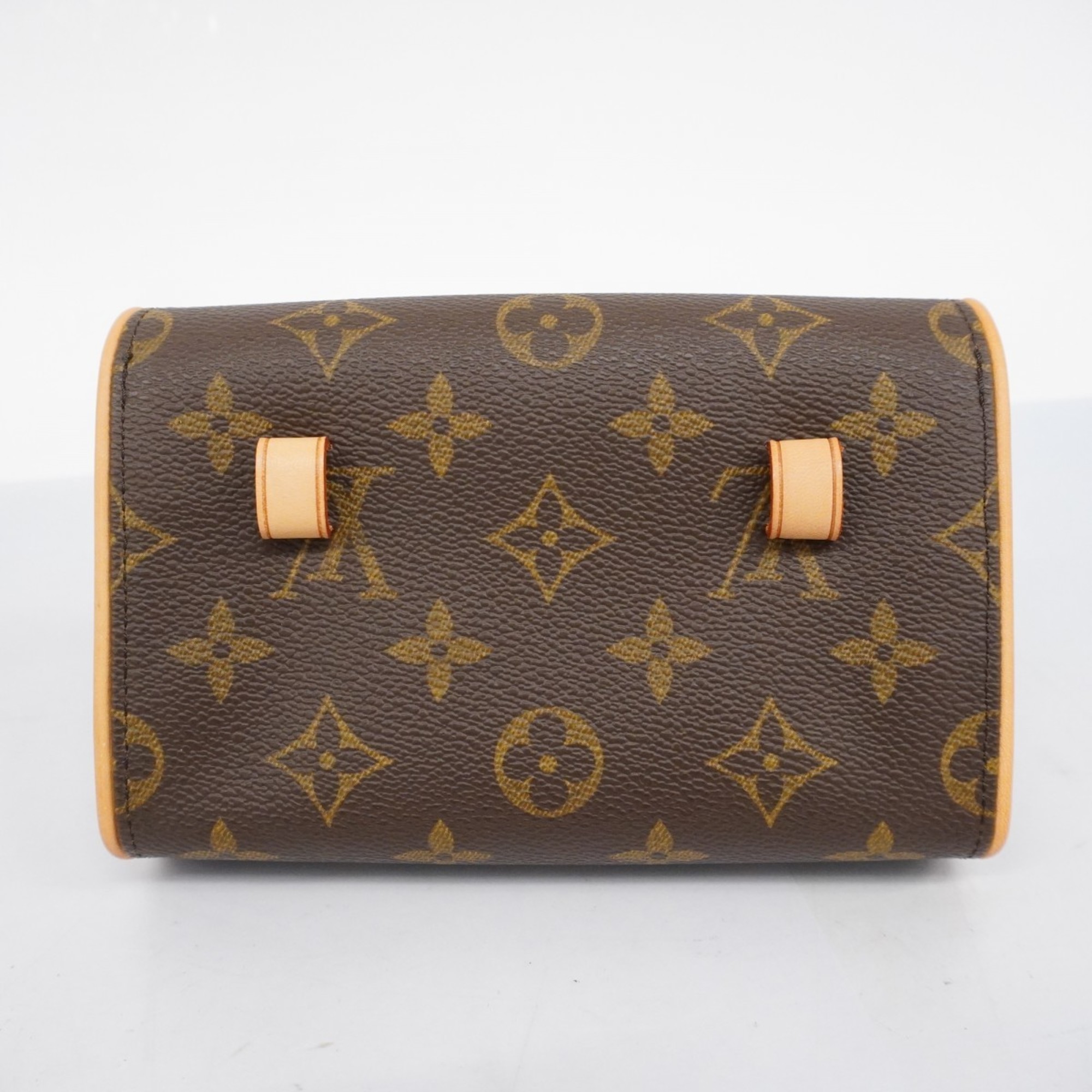 Louis Vuitton Waist Bag Monogram Pochette Florentine M51855 Brown Women's