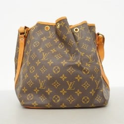 Louis Vuitton Shoulder Bag Monogram Petit Noe M42226 Brown Ladies