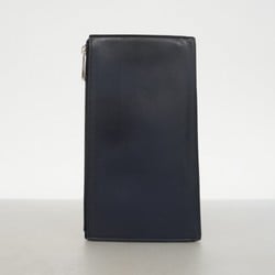 Louis Vuitton Long Wallet V-Line E-Zip M61259 Navy Men's