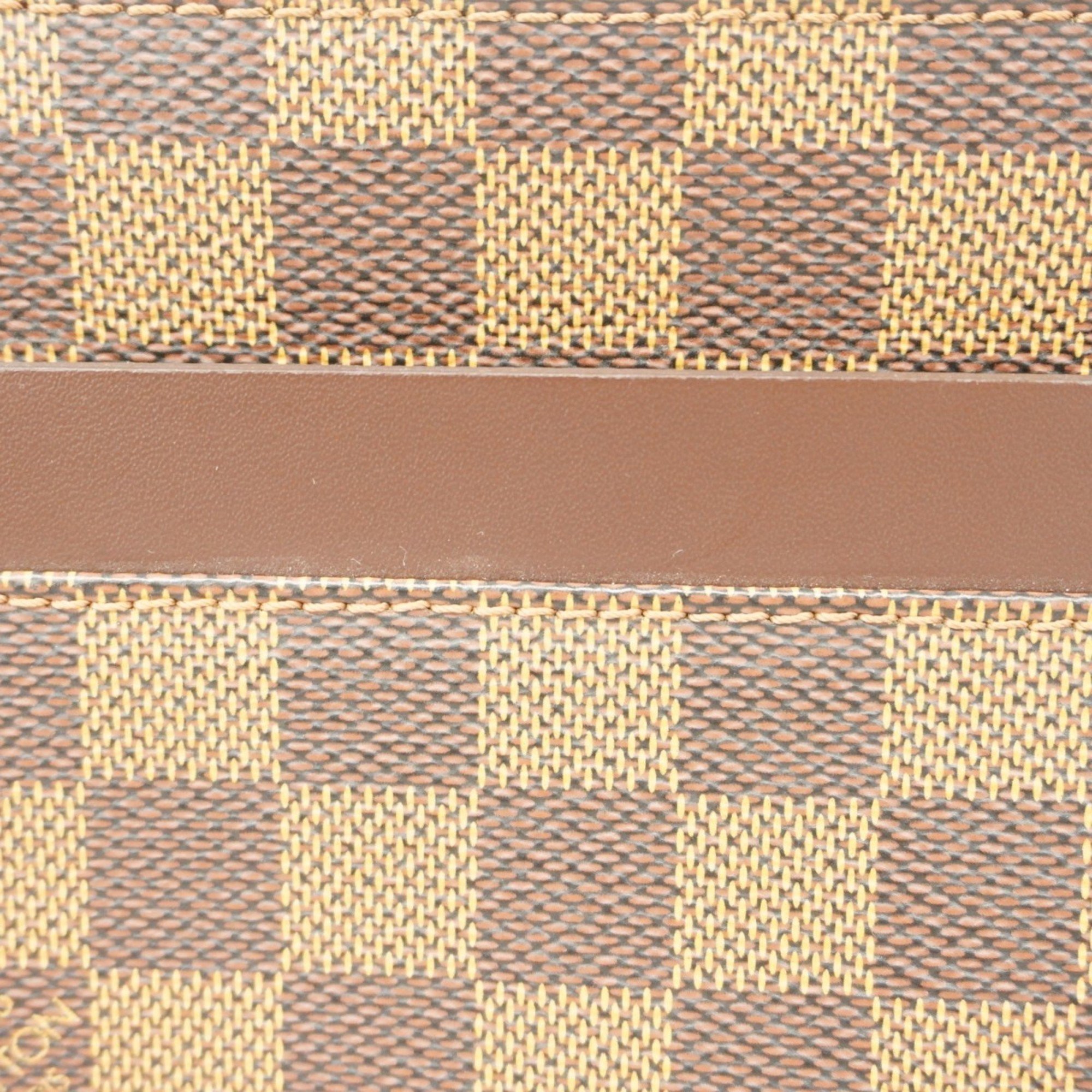 Louis Vuitton Clutch Bag Damier Saint N51993 Ebene Men's