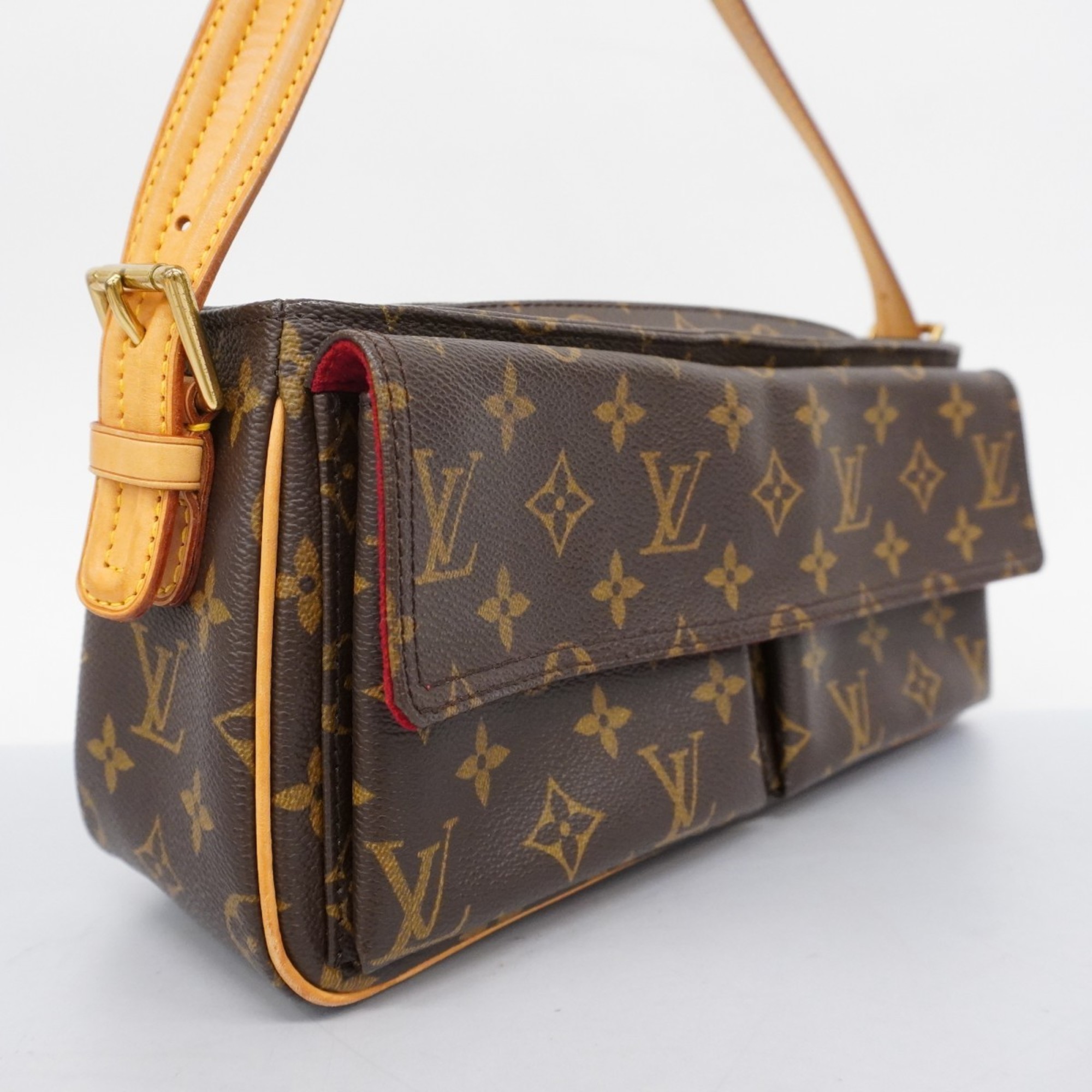 Louis Vuitton Shoulder Bag Monogram Vivacite MM M51164 Brown Women's