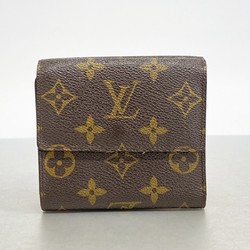 Louis Vuitton Tri-fold Wallet Monogram Portefeuille Elise M61654 Brown Men's Women's