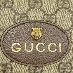 Gucci Long Wallet GG Supreme 473953 Beige Brown Men's Women's