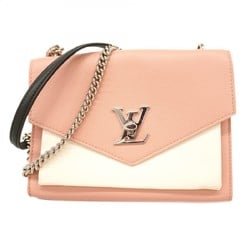 Louis Vuitton Shoulder Bag My Lock Me BB M52777 Pink White Ladies