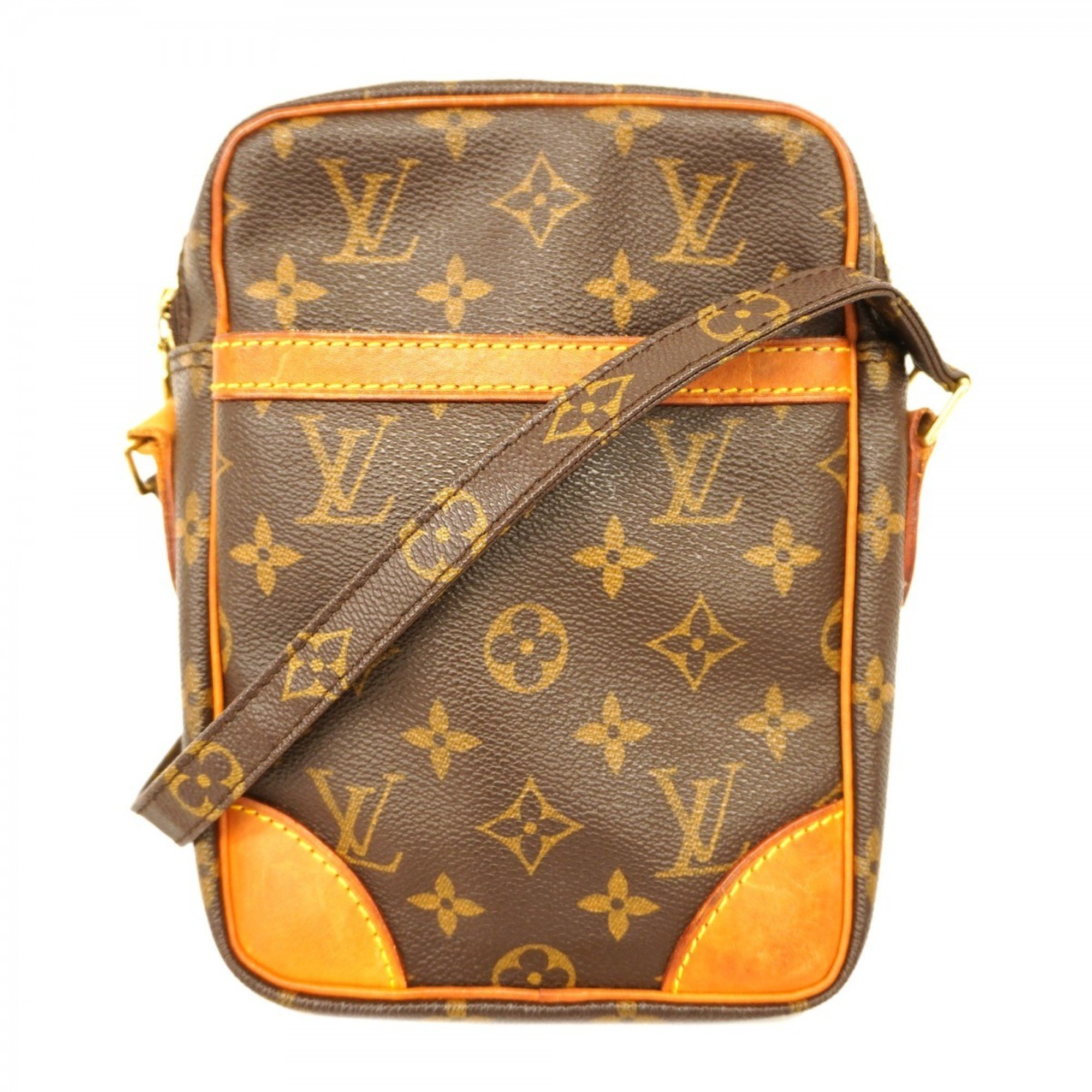 Louis Vuitton Shoulder Bag Monogram Danube M45266 Brown Ladies