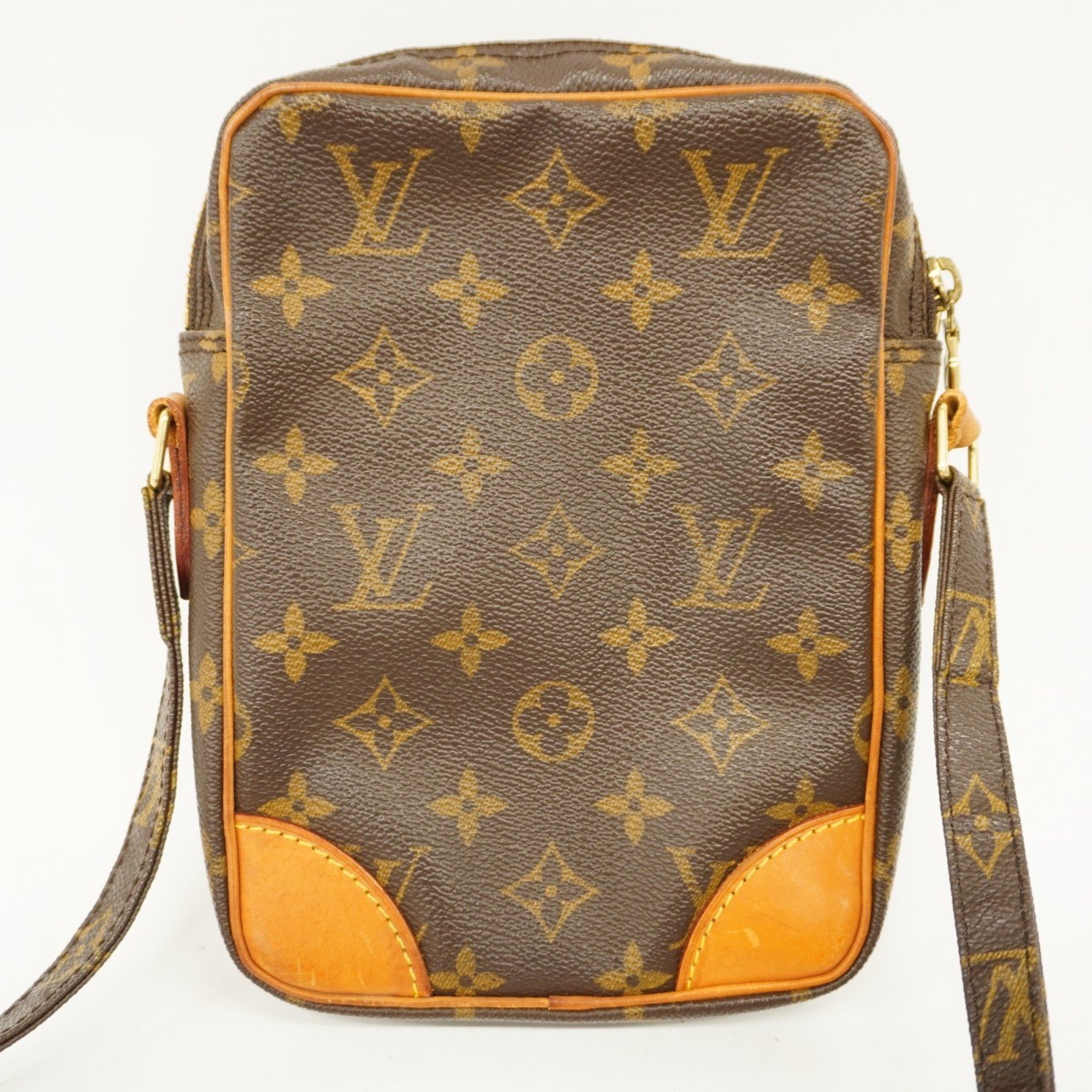 Louis Vuitton Shoulder Bag Monogram Danube M45266 Brown Ladies