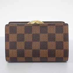 Louis Vuitton Wallet Damier Portefeuille Vienne N61674 Ebene Ladies