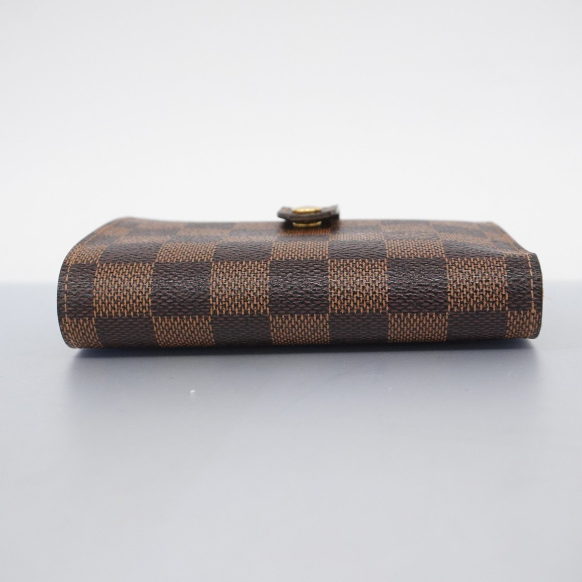 Louis Vuitton Wallet Damier Portefeuille Vienne N61674 Ebene Ladies