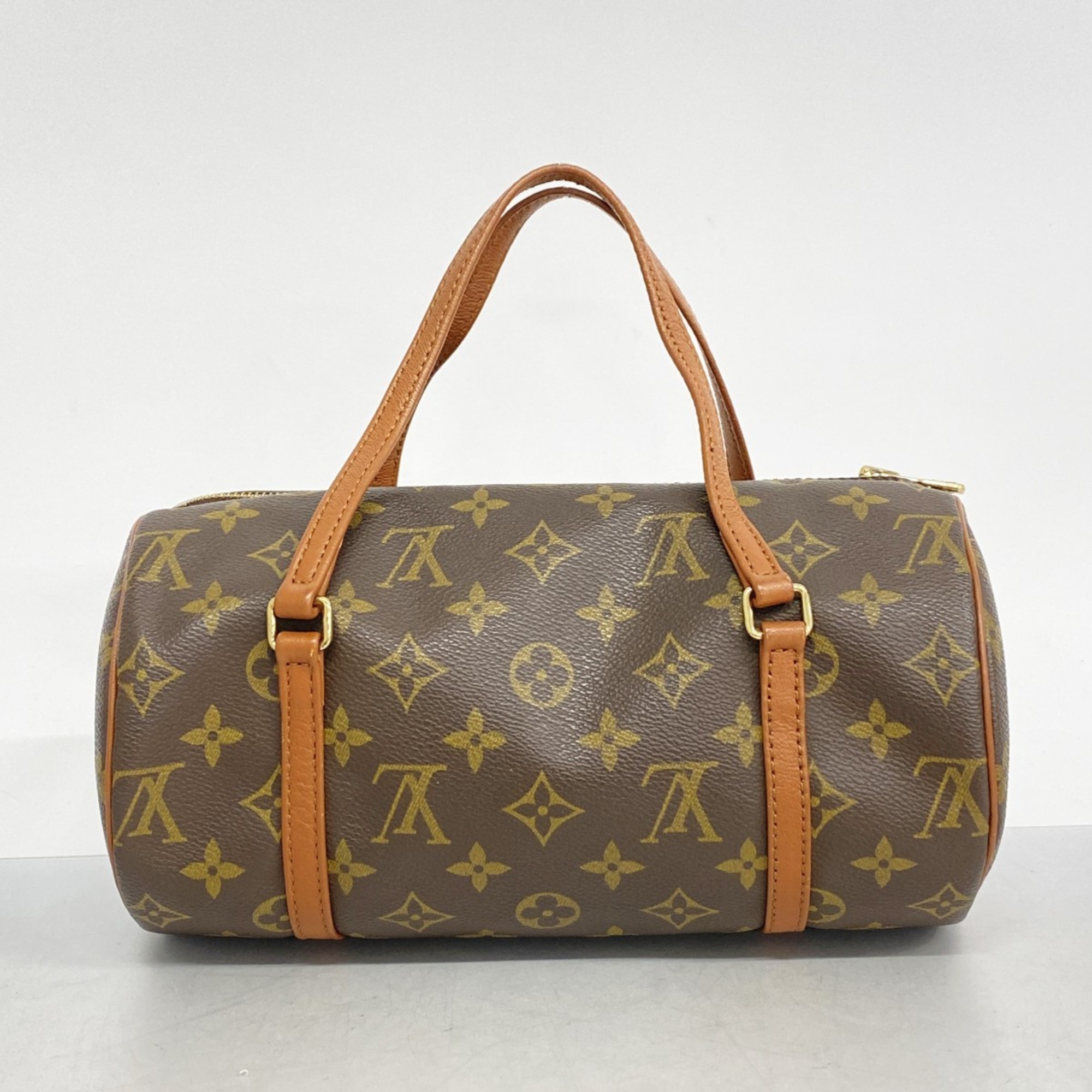 Louis Vuitton handbag Monogram Papillon 26 M51386 Brown Ladies