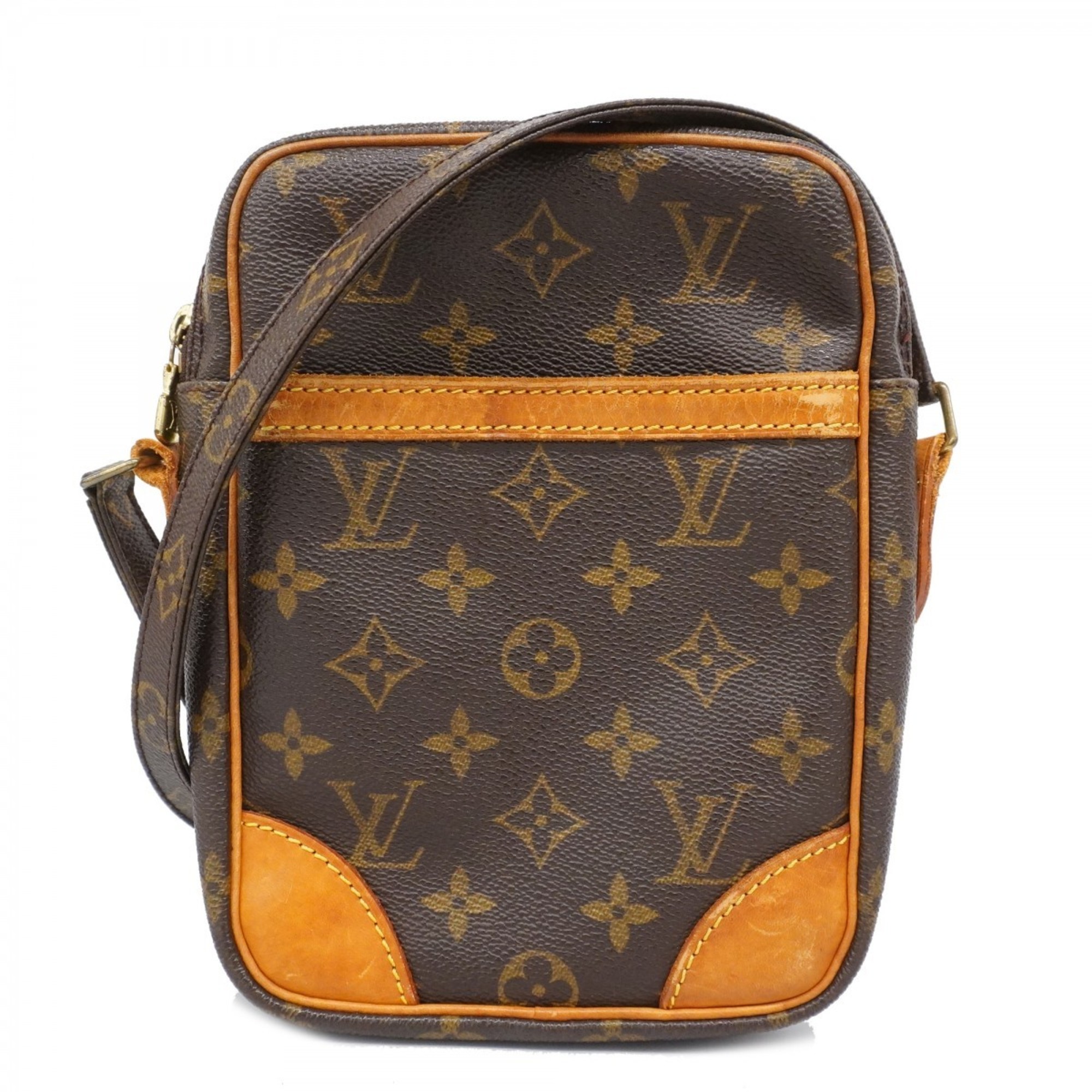 Louis Vuitton Shoulder Bag Monogram Danube M45266 Brown Ladies