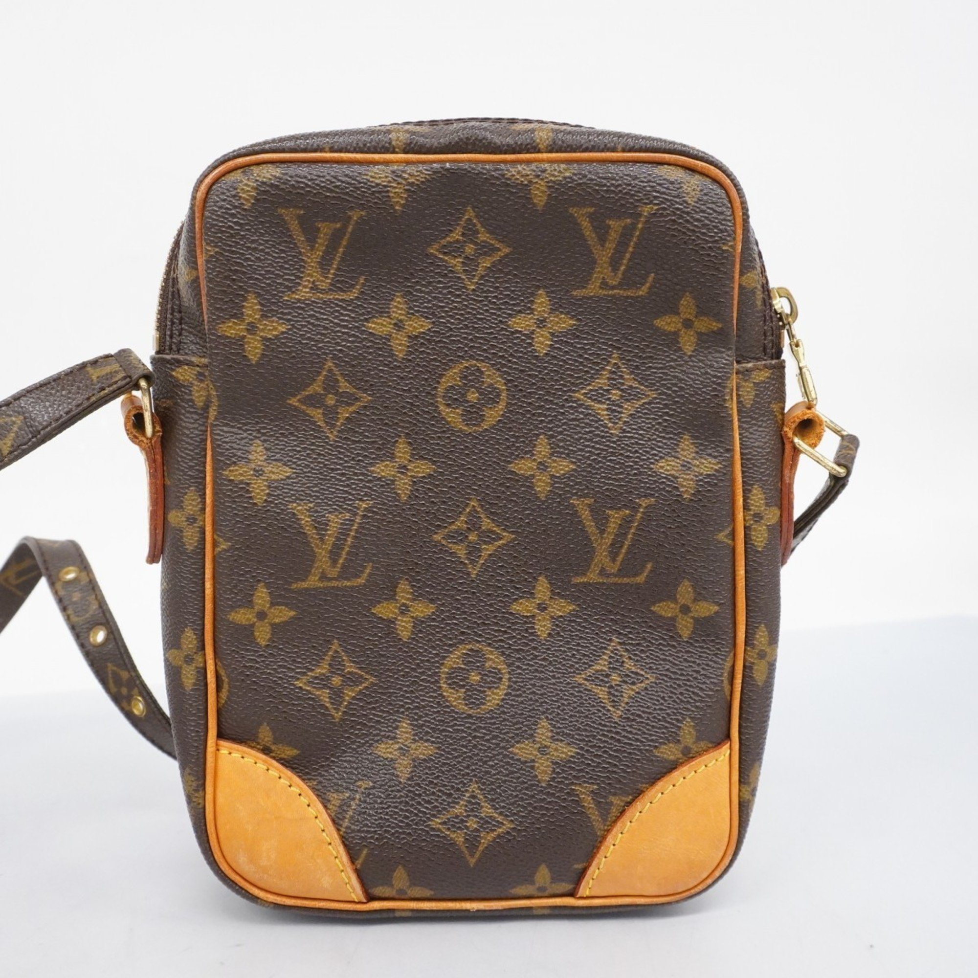 Louis Vuitton Shoulder Bag Monogram Danube M45266 Brown Ladies