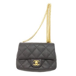 Chanel Chain Shoulder Coco Mark Bag Caviar Skin Women's CHANEL