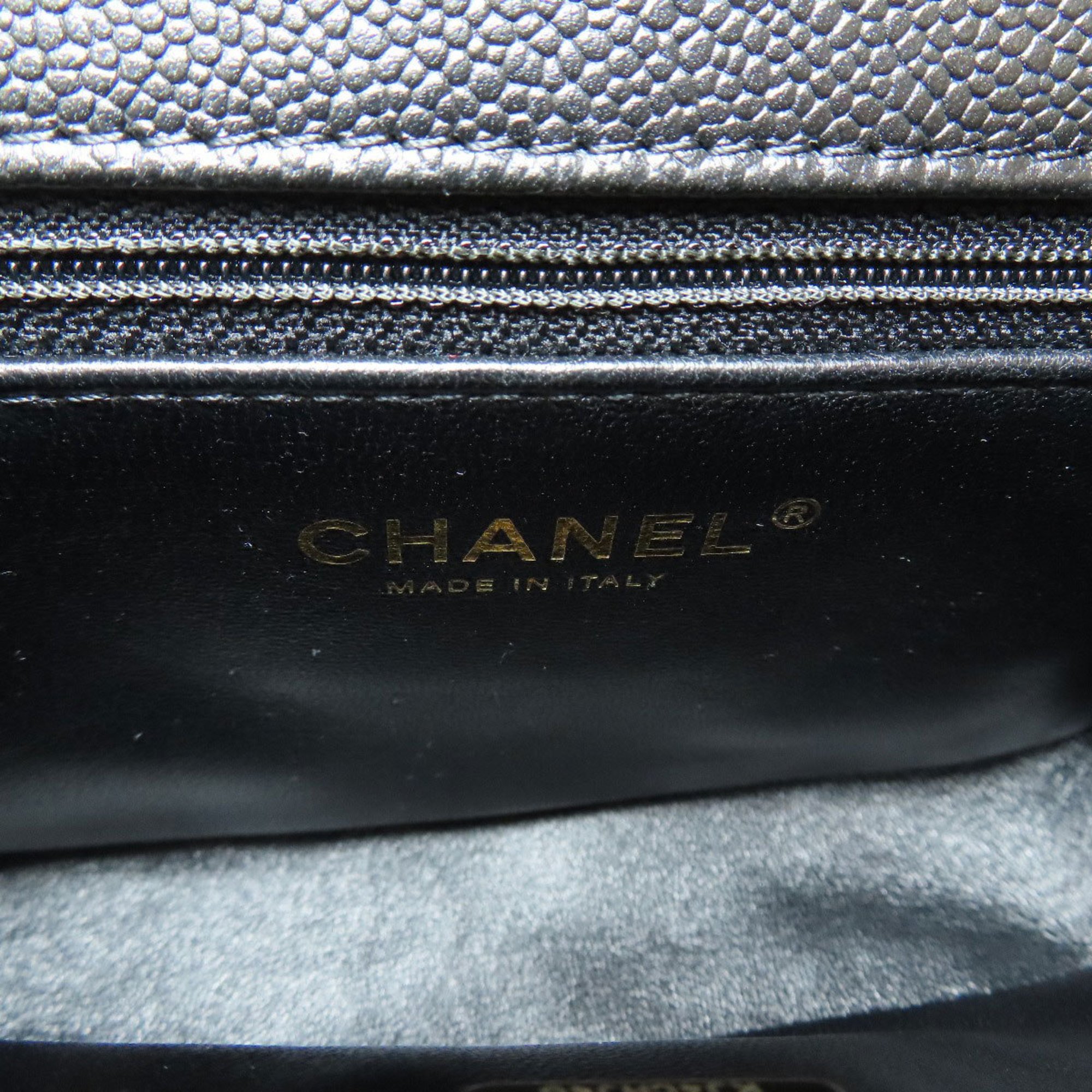 Chanel Chain Shoulder Coco Mark Bag Caviar Skin Women's CHANEL