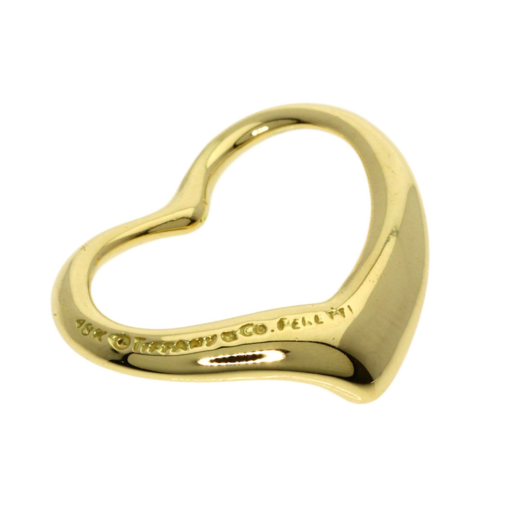 Tiffany Heart Pendant Top K18 Yellow Gold Women's TIFFANY&Co.