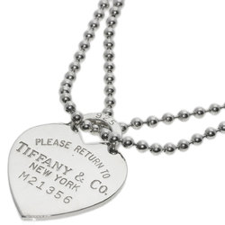 Tiffany Return to Heart Long Necklace Silver Women's TIFFANY&Co.