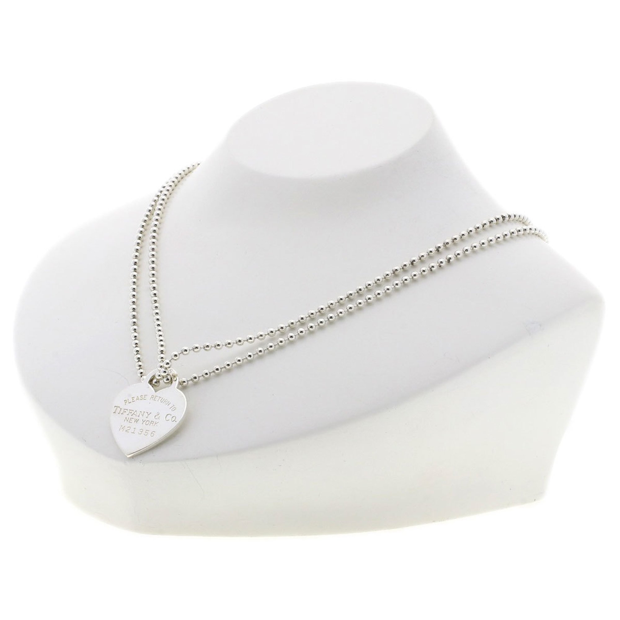 Tiffany Return to Heart Long Necklace Silver Women's TIFFANY&Co.