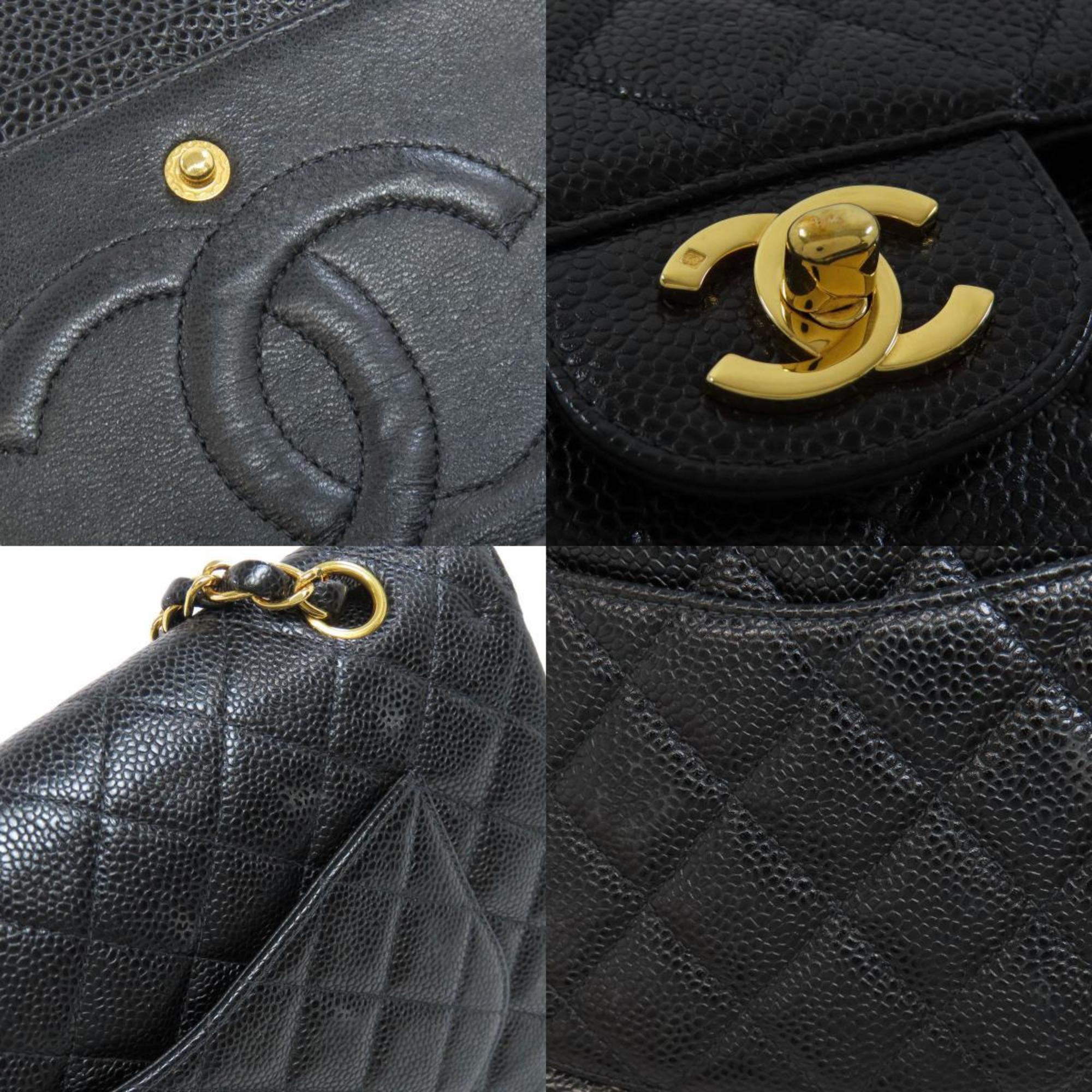 Chanel Chain Shoulder Matelasse Bag Caviar Skin Women's CHANEL