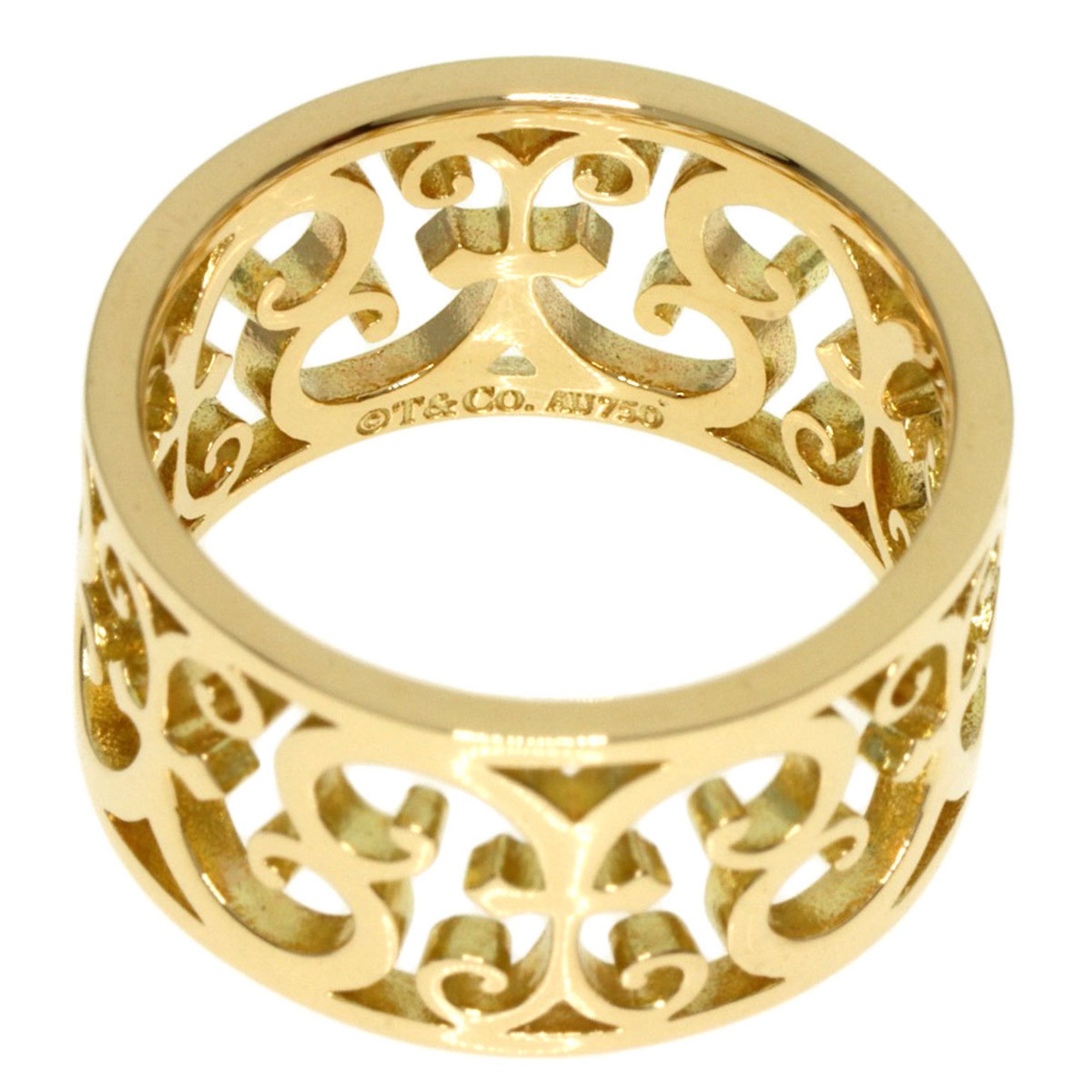 Tiffany & Co. Enchant Wide Ring, 18K Yellow Gold, Women's, TIFFANY