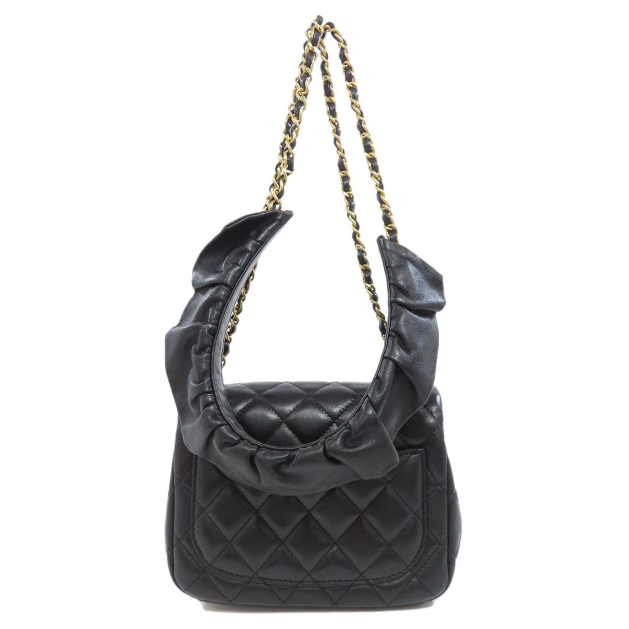 Chanel Chain Shoulder Coco Mark Bag Lambskin Women's CHANEL