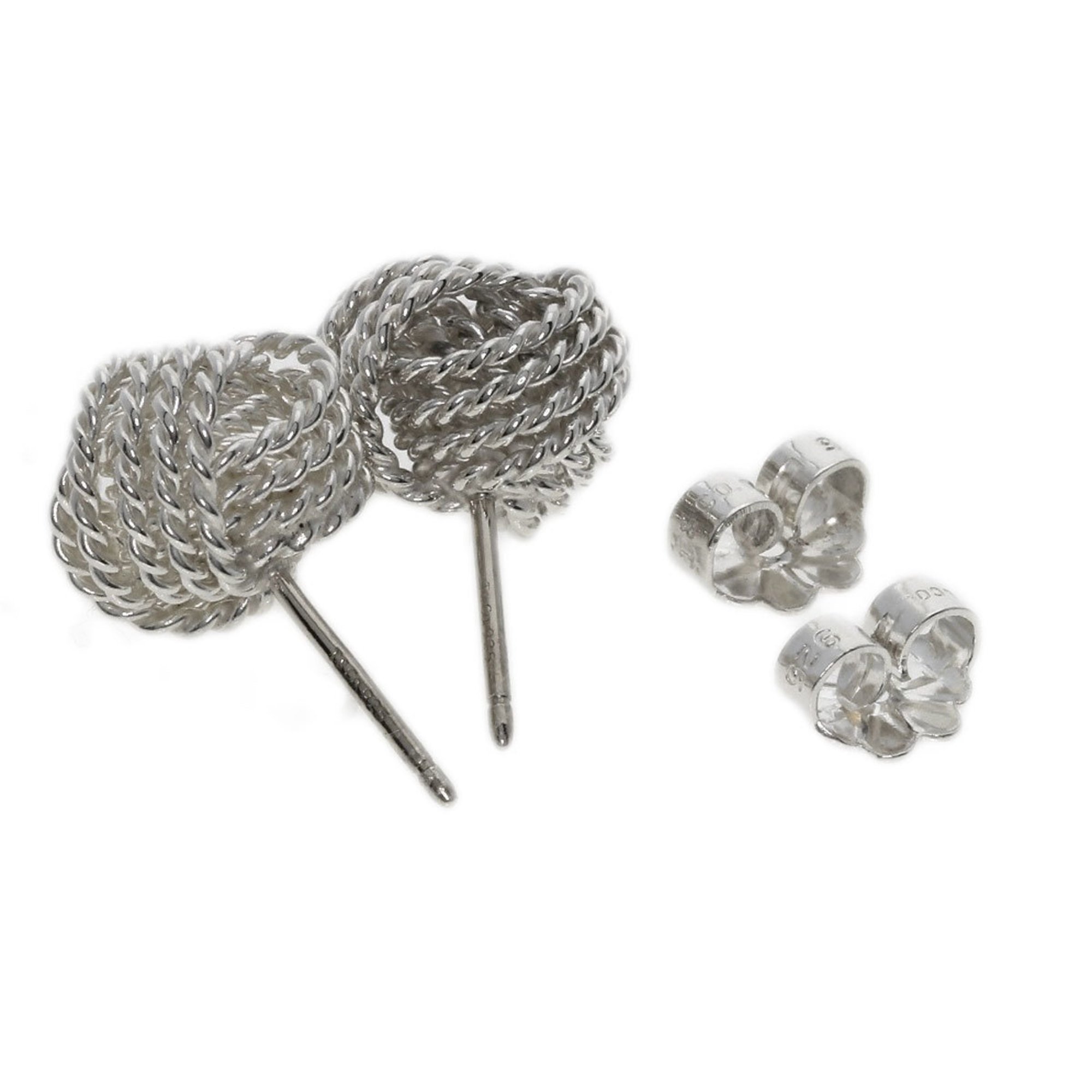 Tiffany Somerset mesh ball earrings, silver, for women, TIFFANY&Co.