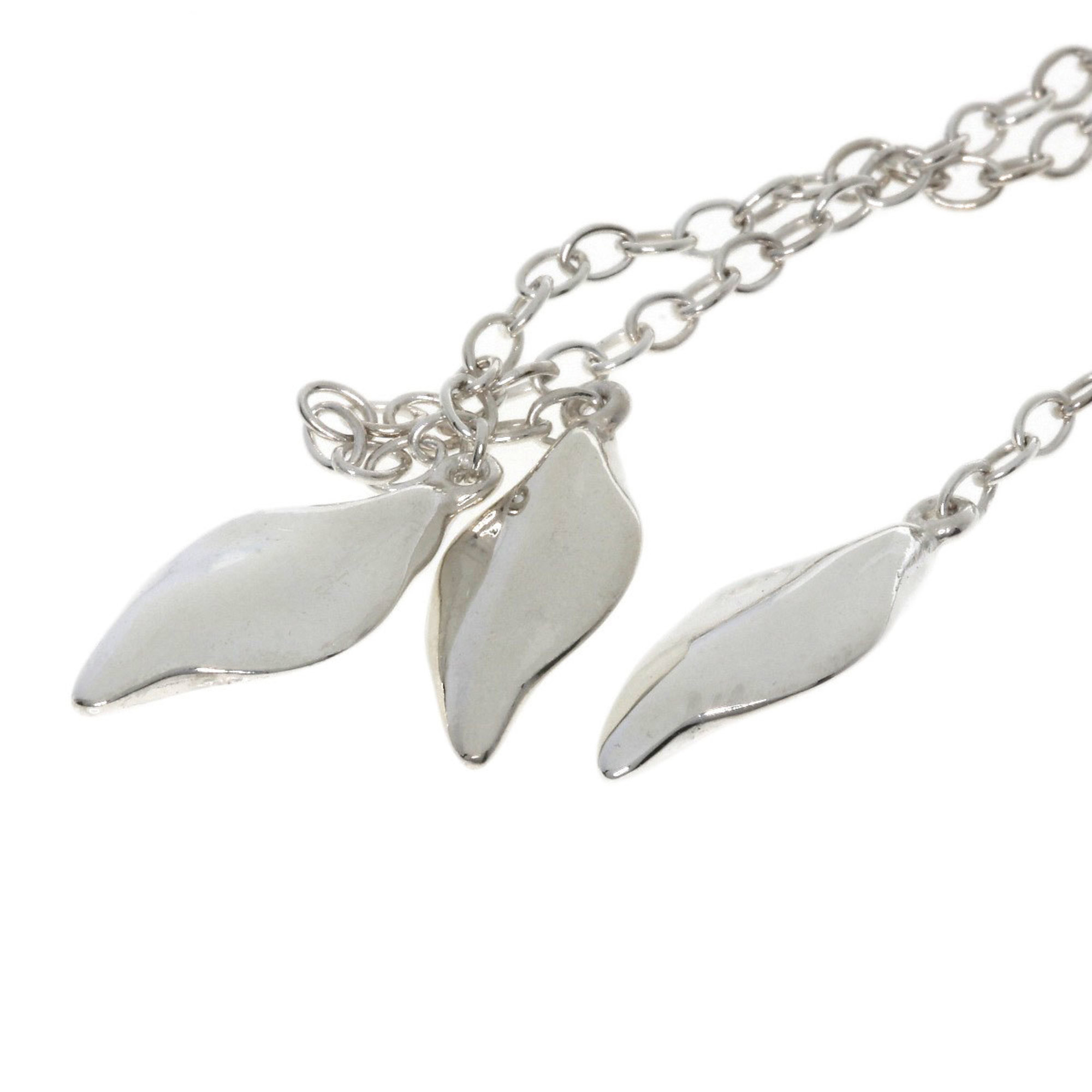 Tiffany Leaf Necklace Silver Women's TIFFANY&Co.