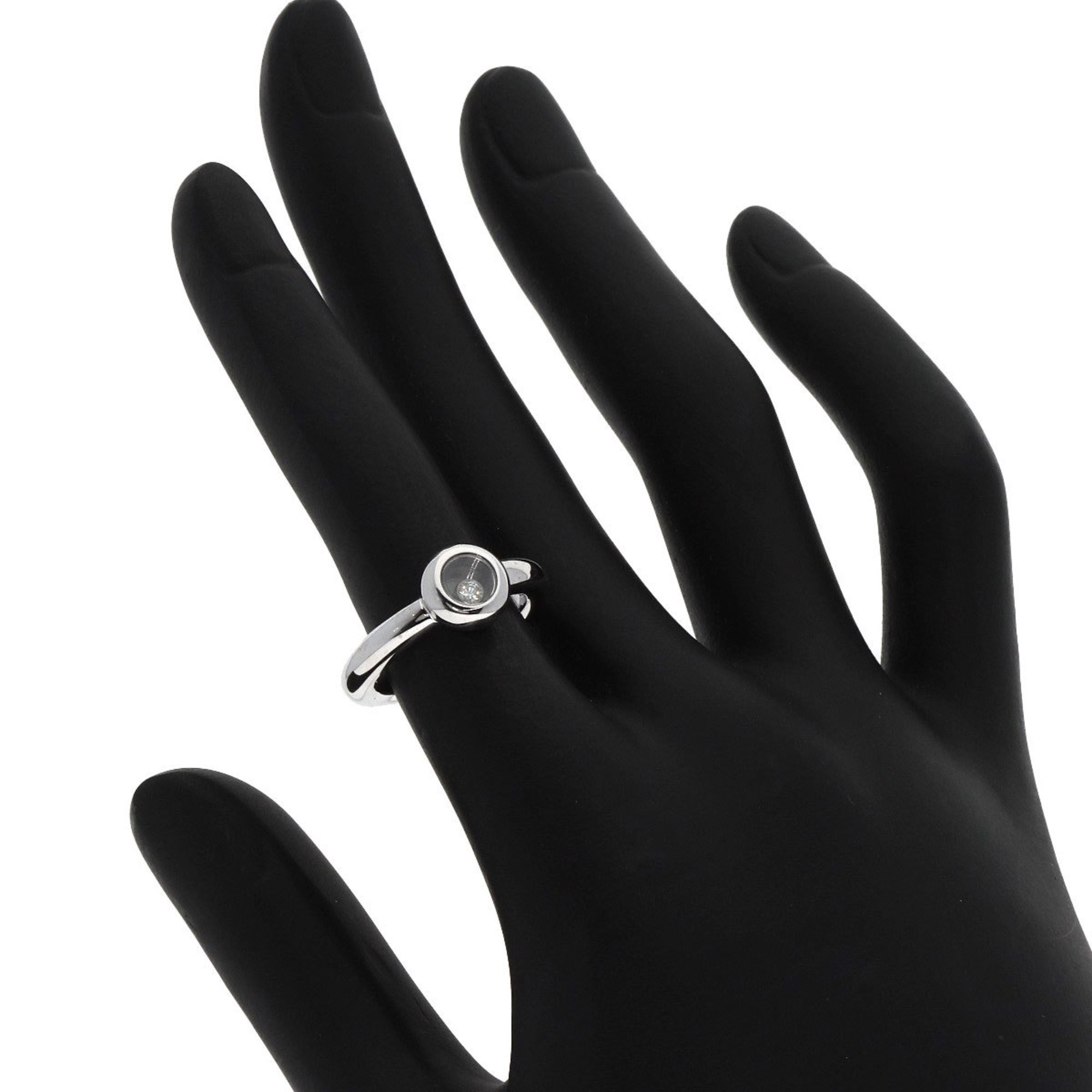 Chopard Happy Diamonds Ring, 18K White Gold, Women's