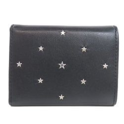 Jimmy Choo Star Motif Bi-fold Wallet Leather Women's