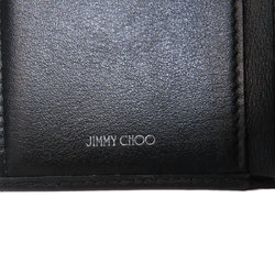 Jimmy Choo Star Motif Bi-fold Wallet Leather Women's