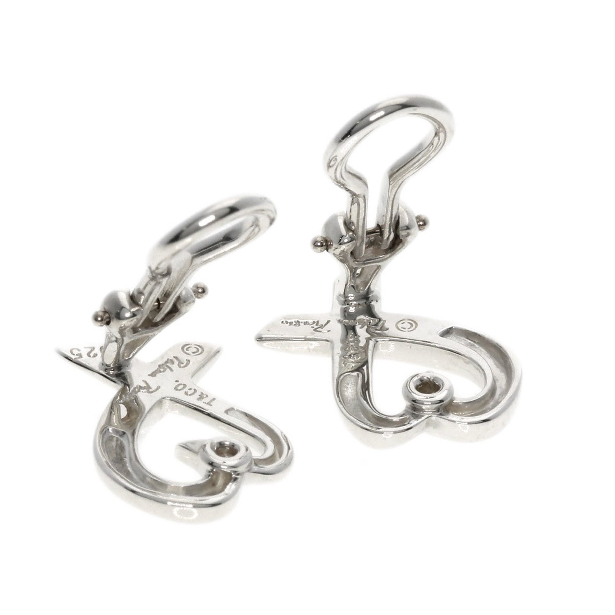 Tiffany Loving Heart Earrings Silver Women's TIFFANY&Co.