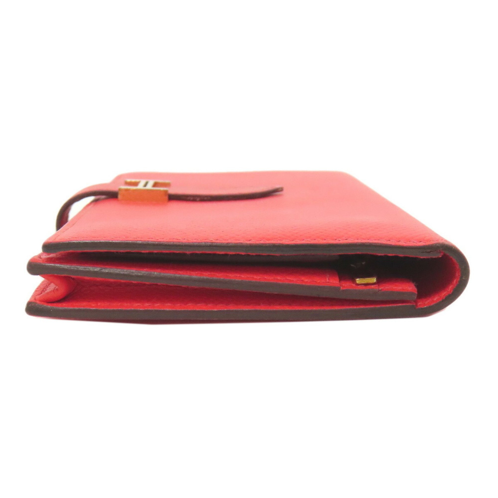 Hermes Bearn Soufflet Long Wallet Epson Women's HERMES