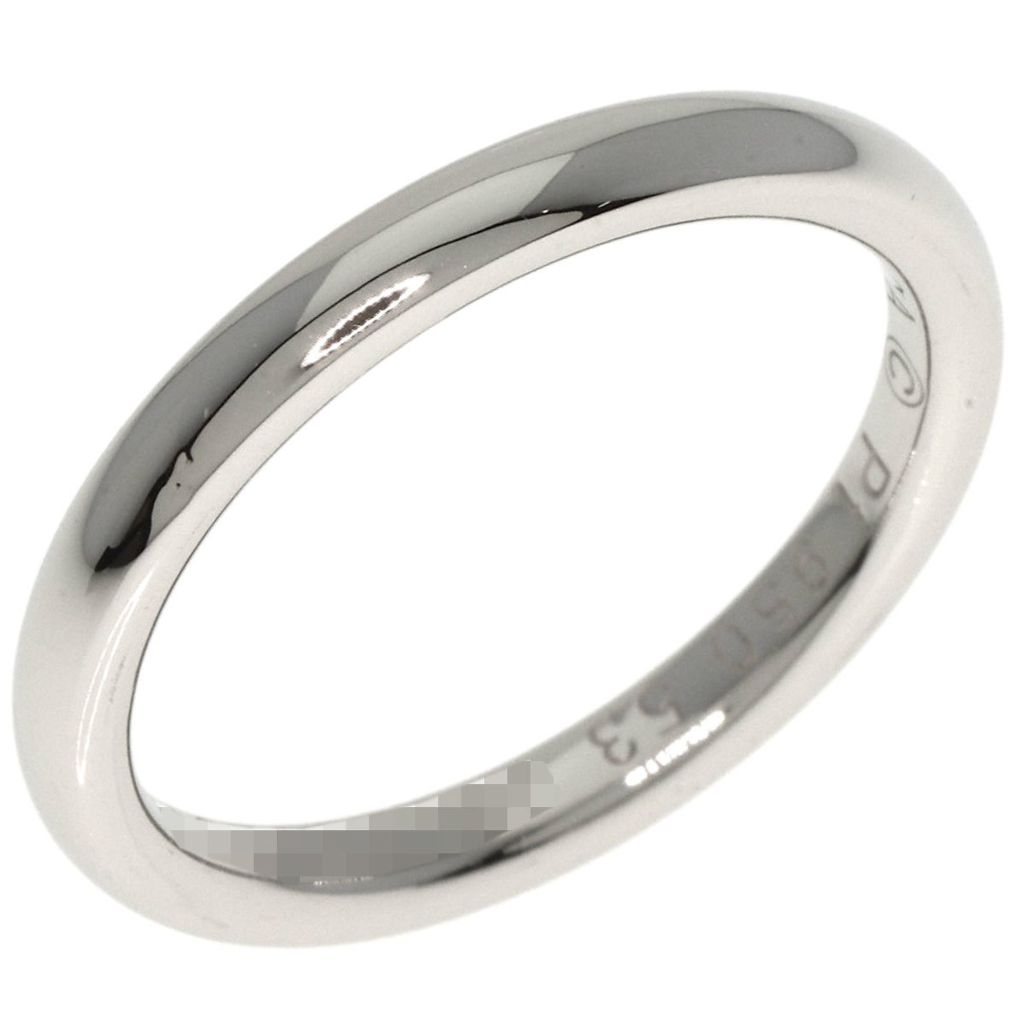 Van Cleef & Arpels Tendremont Wedding #53 Ring, Platinum PT950, Women's,