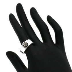 Gucci Interlocking G #16 Ring, Silver, Women's, GUCCI