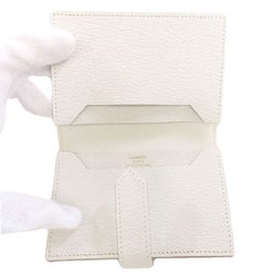 Hermes Bearn Business Card Holder/Card Case Chevre Women's HERMES