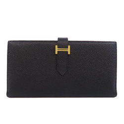 Hermes Bearn Soufflet Long Wallet Epson Women's HERMES