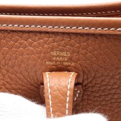 Hermes HERMES Evelyn TPM Gold Shoulder Bag Taurillon Clemence Women's Brown H069426CC