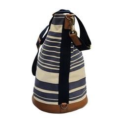 Coach Men,Women Canvas Tote Bag Brown,Ivory,Navy