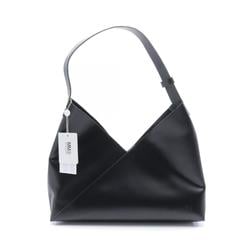 MM6 Maison Margiela MM6 Shoulder Bag, Leather, Women's, Black, SB6WC0016P7183T8013